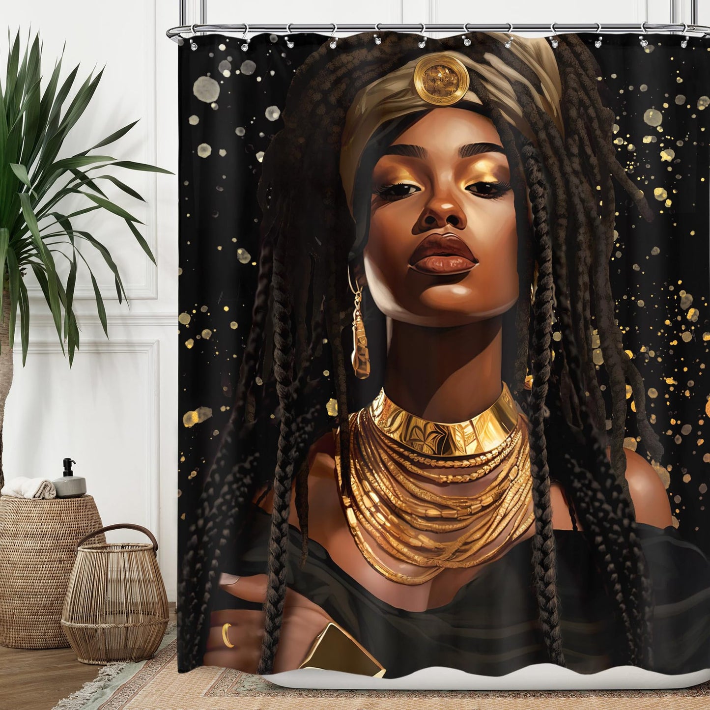 Regal Headwrap Queen — Multi Use - Statement Panel (Indoor & Outdoor)