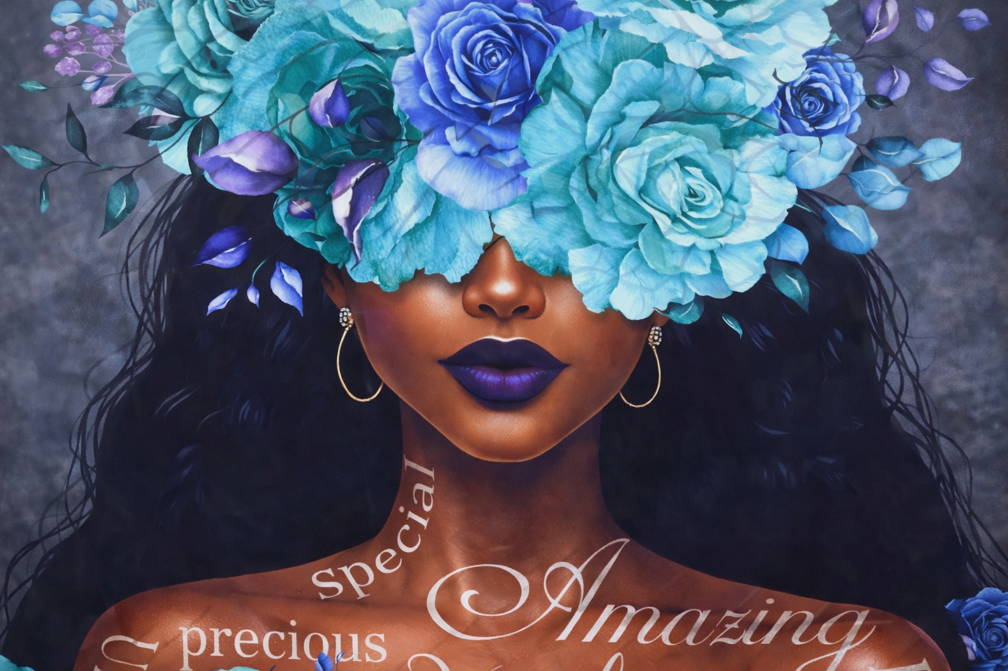 Crowned in Bloom — Multi-Use Statement Panel (Indoor & Outdoor)