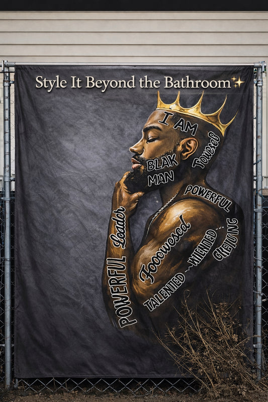 I Am Powerful  —  Multi-Use Statement Panel (Indoor & Outdoor)