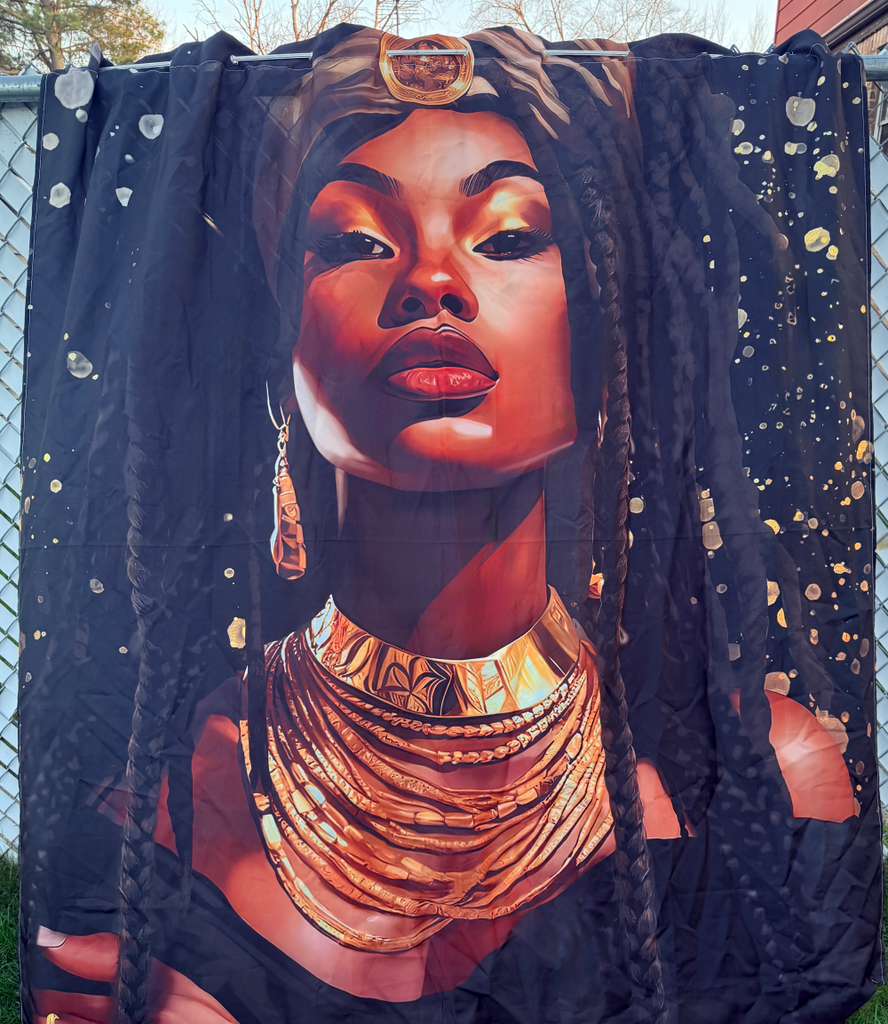 Regal Headwrap Queen — Multi Use - Statement Panel (Indoor & Outdoor)